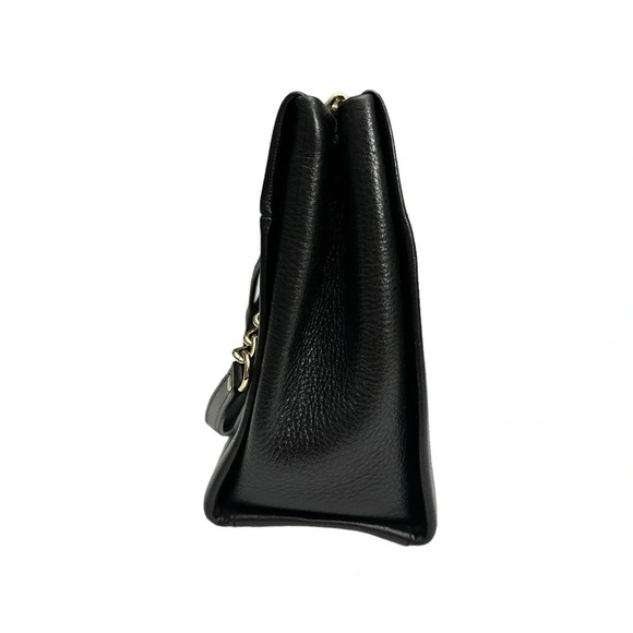 Kate Spade Black Leather Sedgwick Place Phoebe Tote, Chain Strap - Picture 2 of 11